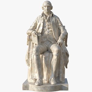 Statue of James Madison 3D model
