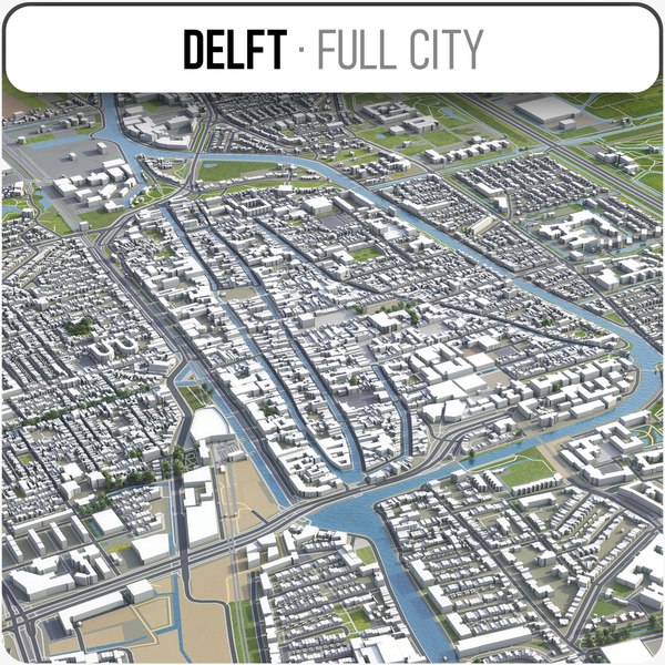 delft surrounding - 3D model