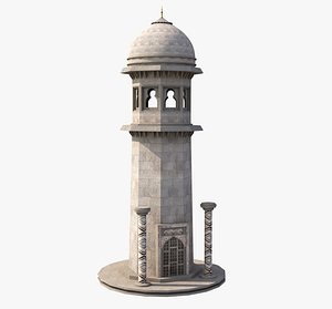 3D Indian Tower
