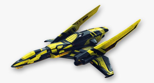 3d cosmic wasp fictional aircraft