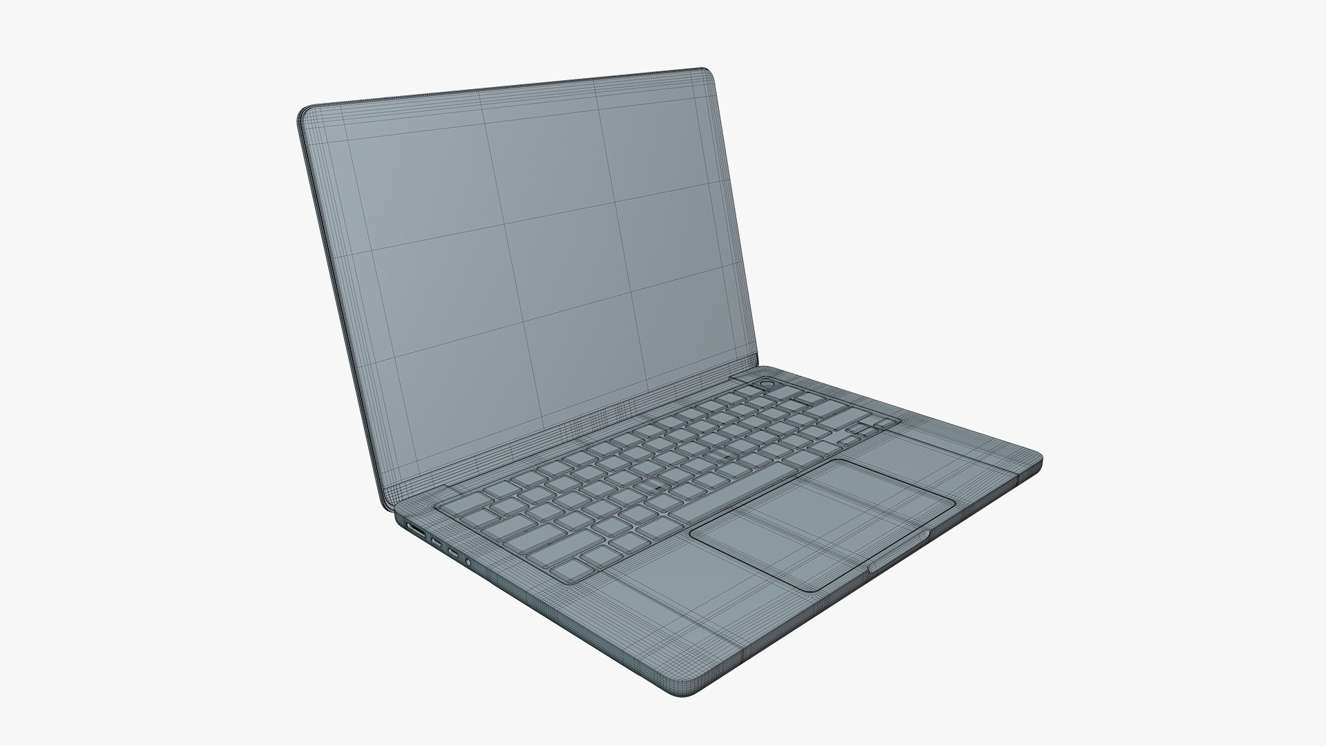 Apple MacBook Pro M3 14-inch Space Gray 3D Model - TurboSquid 2151860