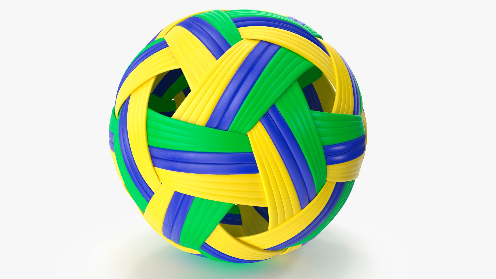 Sepak Takraw Thai Rattan Sport Kickball 3D model preview