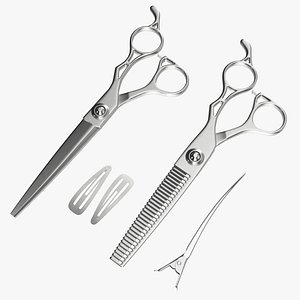 Hair Cutting Thinning Scissors Set Steel