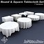 Tablecloth Set, Round & Square