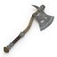 3d model medieval axe