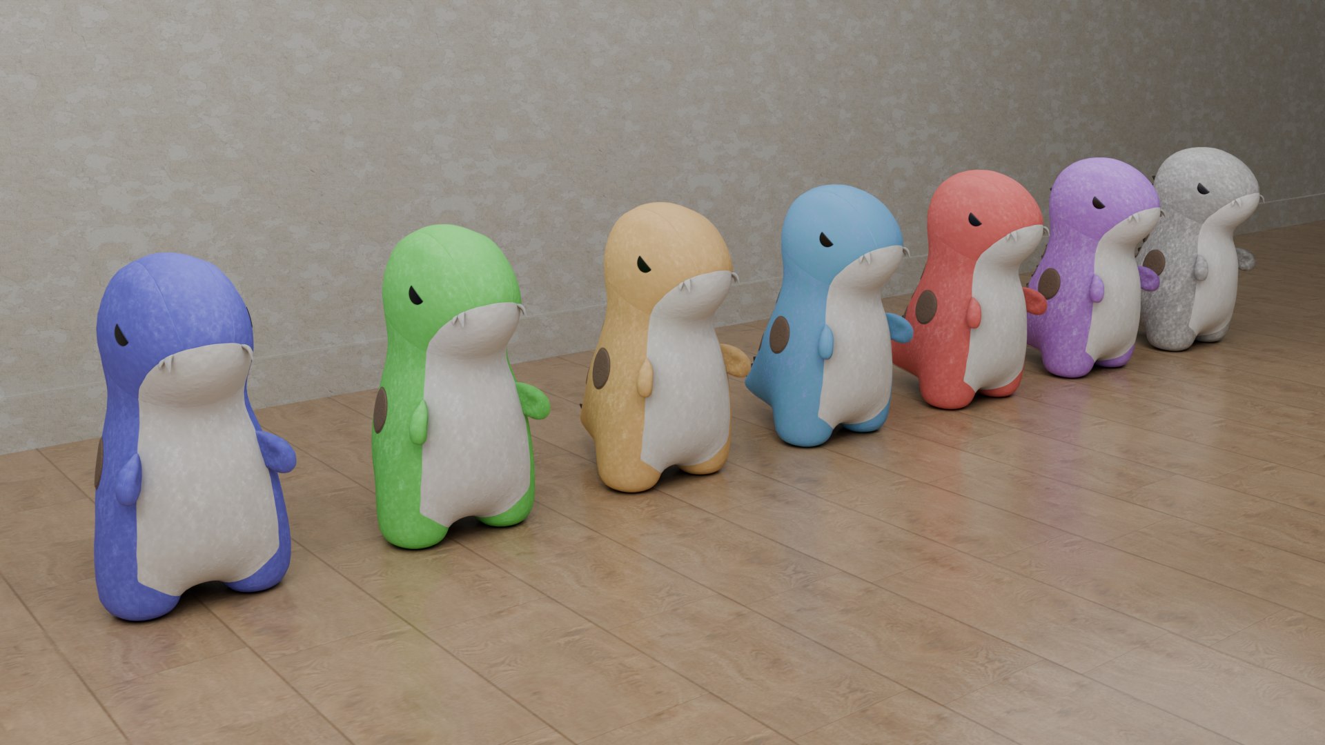 Dinosaur Plush Toy - T-Rex 3D model https://p.turbosquid.com/ts-thumb/TZ/P5OQm2/6b/render_10/png/1742610553/1920x1080/fit_q87/3b7d0ac968fca37ce66ee1d5aa4c752ada73f9f6/render_10.jpg