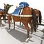 Gribeauval Howitzer con Limber y caballos