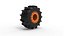 Wheel of Redneck Rave Mud truck Version 2 Scale 1 to 25
