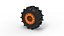 Wheel of Redneck Rave Mud truck Version 2 Scale 1 to 25