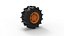 Wheel of Redneck Rave Mud truck Version 2 Scale 1 to 25