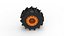 Wheel of Redneck Rave Mud truck Version 2 Scale 1 to 25