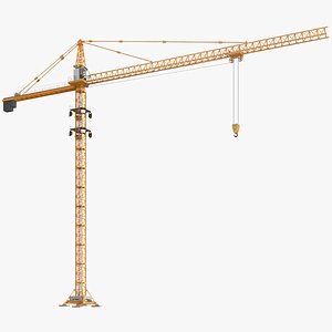 Detailed Construction Tower Crane