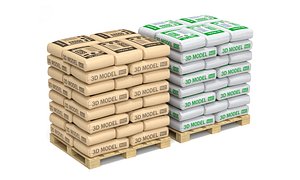 Bags On Pallet 3D