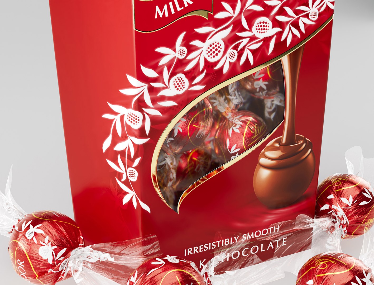 3D Model Lindt Lindor Chocolate Packaging Collection - TurboSquid 2167360