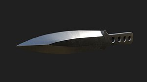 3D model Throwing Knife - Game Ready - 4K PBR