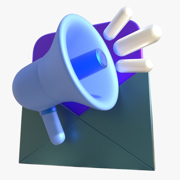 3D 3d Realistic Megaphone