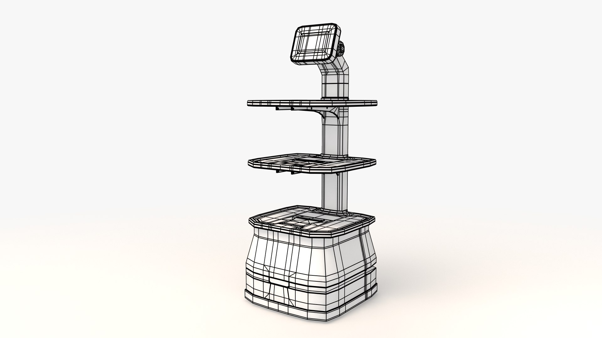 3D Cloi ServeBot Model - TurboSquid 2086776