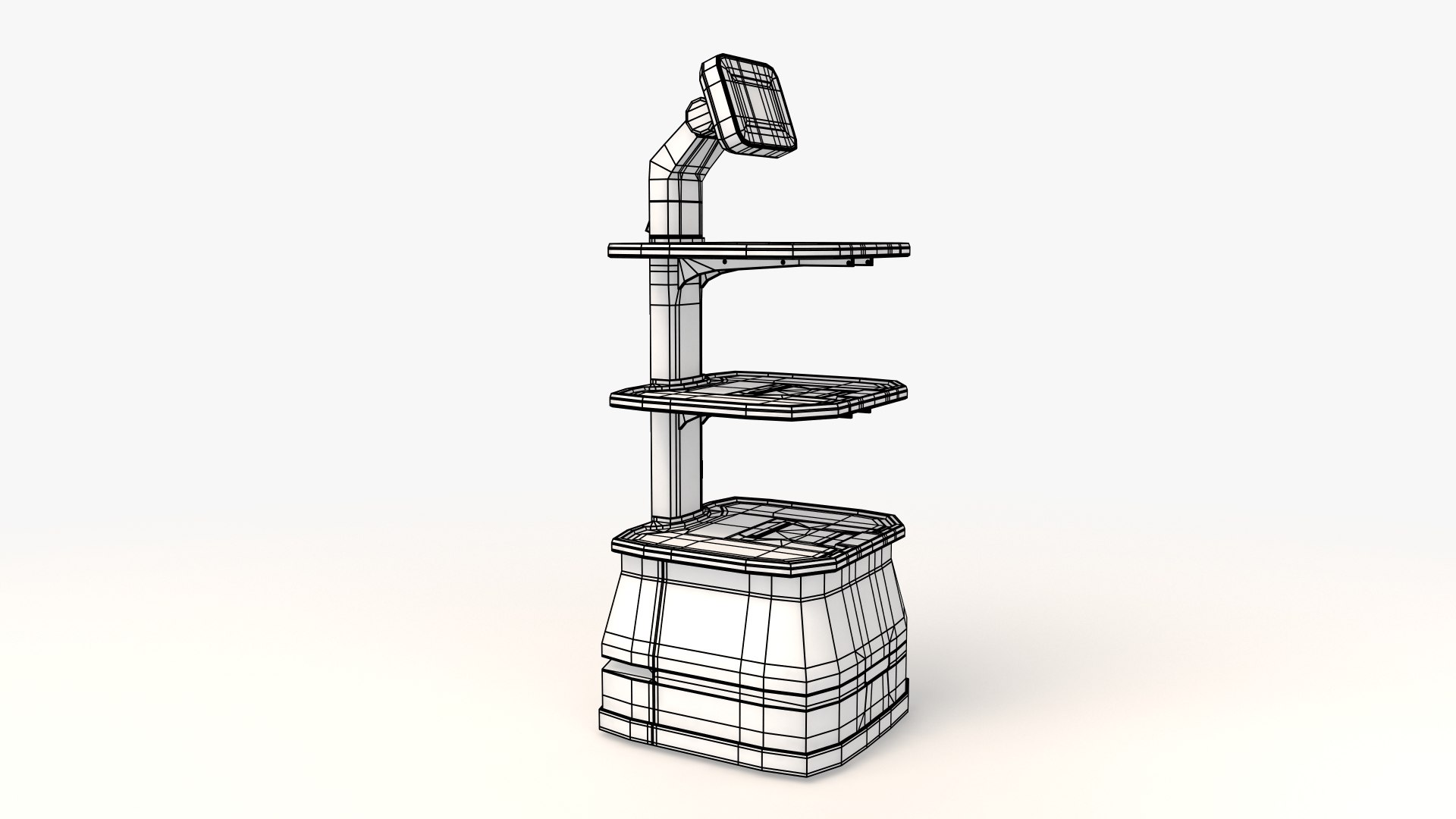 3D Cloi ServeBot Model - TurboSquid 2086776