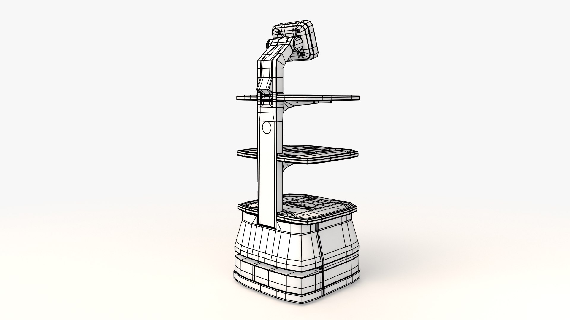 3D Cloi ServeBot Model - TurboSquid 2086776