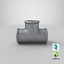 Galvanized Steel Pipe Fitting T-Shape