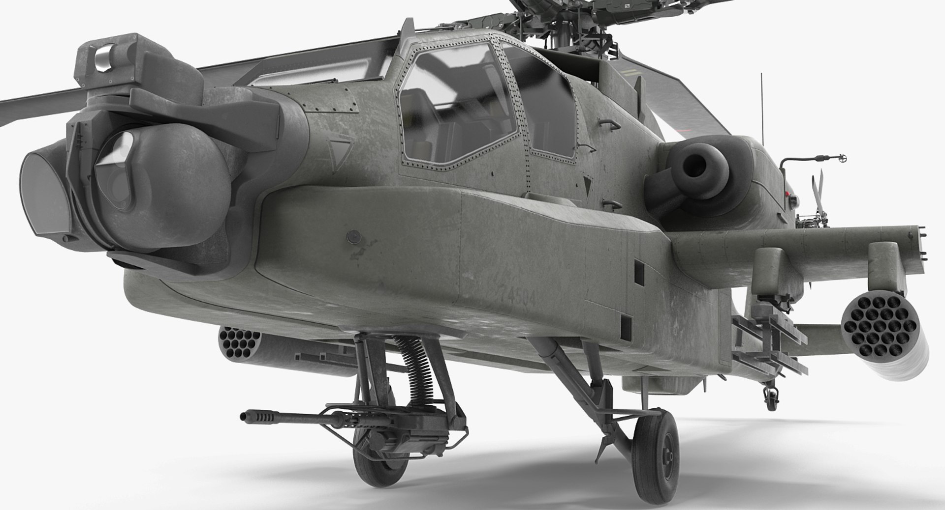 Ah-64d Apache Longbow Rigged Max