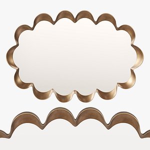 Anthropologie Scallop Mirror