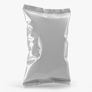 White Blank Plastic foil Food Package