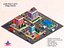 Desenhos animados Lowpoly City Free Game Pack