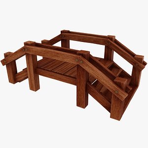 3D model cartoon bridge 01