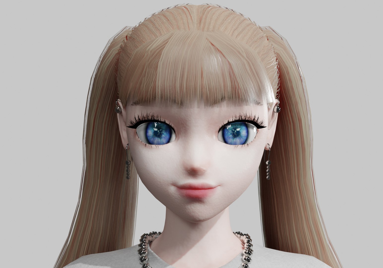 3D Model Basic Anime Girl V26202 - TurboSquid 2281731