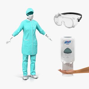 doctors protection 3D model