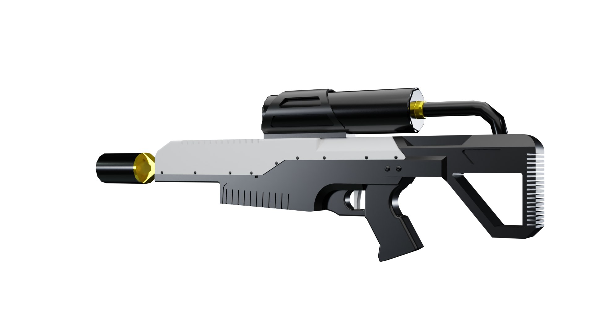3D Flamethrower Model - TurboSquid 1785763