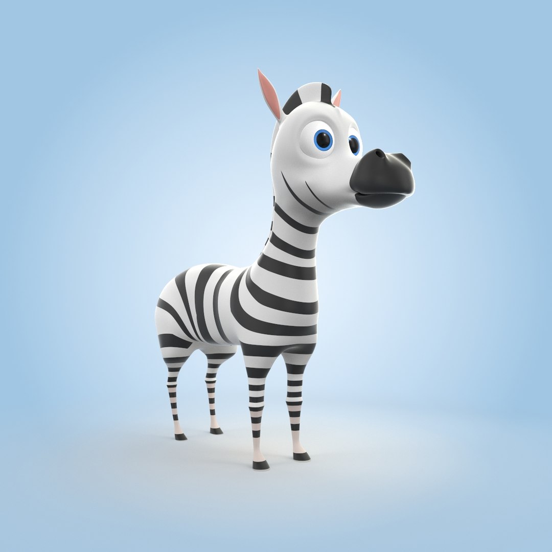 3D Zebra Model - TurboSquid 1854043