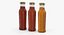 3D barbecue sauces bottles model