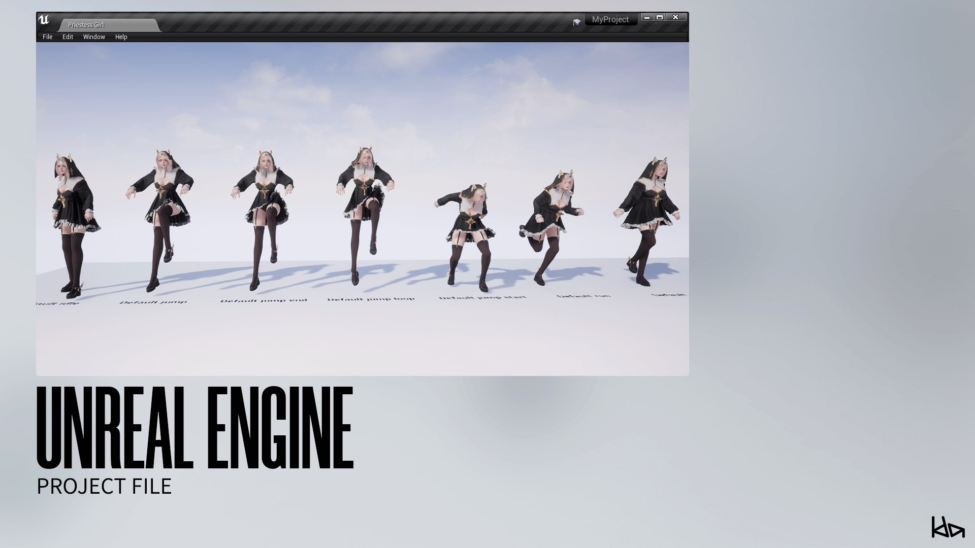 3D Priestess Girl - Game Ready Low-poly 3D model https://p.turbosquid.com/ts-thumb/Ta/3ZnFrV/BD/unreal_02/png/1693205815/1920x1080/fit_q87/a36e1843dcd84822314f8d2a391489d0efdca9bb/unreal_02.jpg