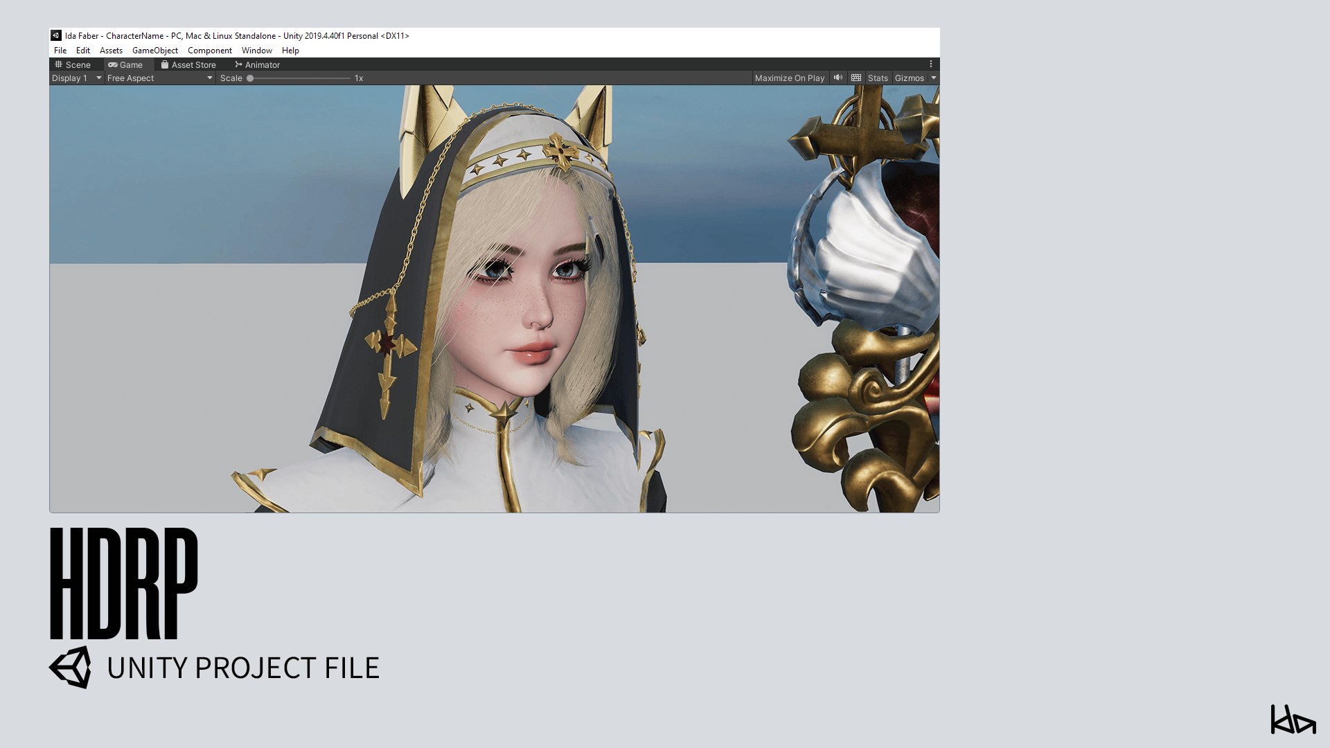 3D Priestess Girl - Game Ready Low-poly 3D model https://p.turbosquid.com/ts-thumb/Ta/3ZnFrV/Ng/unity_hdrp03/png/1693205809/1920x1080/fit_q87/67dad19e26707c6ebd122e46e7fdb5fd964bfee0/unity_hdrp03.jpg