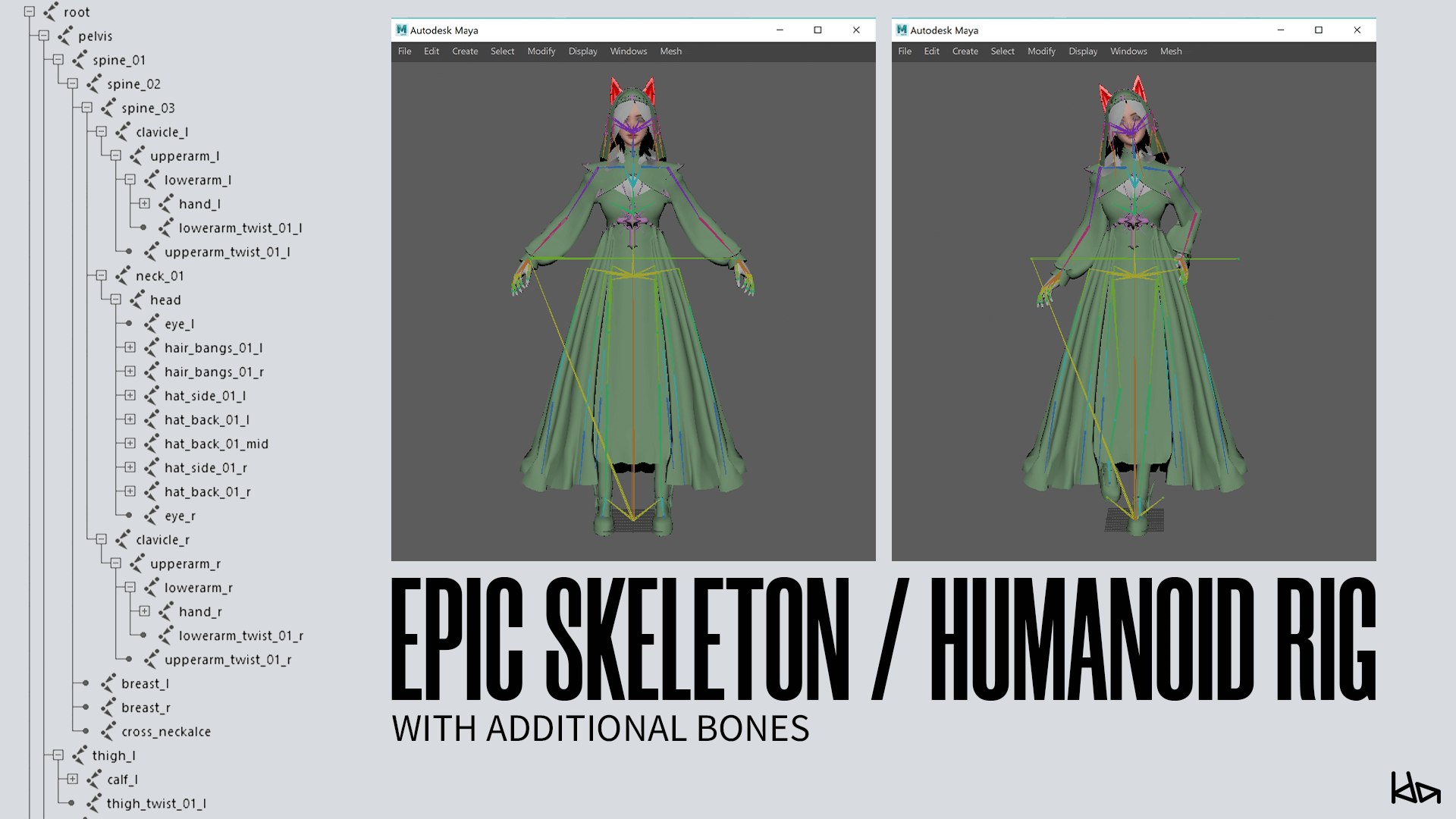 3D Priestess Girl - Game Ready Low-poly 3D model https://p.turbosquid.com/ts-thumb/Ta/3ZnFrV/OX/epicskeleton/png/1693205792/1920x1080/fit_q87/de06d7b20f00029a802f967e862bef7e28c03c39/epicskeleton.jpg
