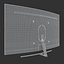 samsung qled tv 2017 3D model