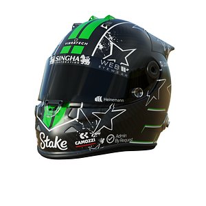 F1 Nico Hulkenberg Helmet 2025 model