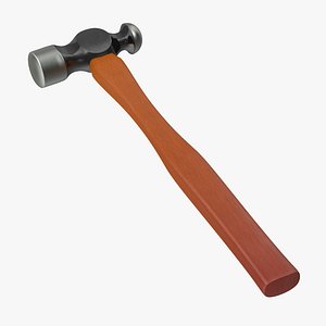 3d model ball peen hammer