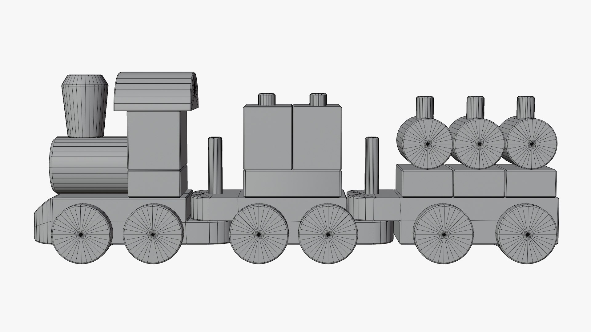 3D Kids Toys - Train - TurboSquid 2107131
