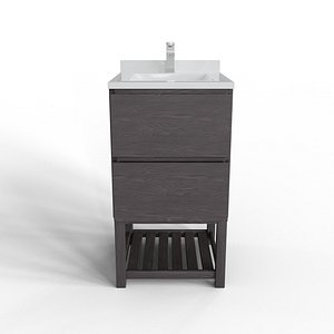 Modern Bathroom Cabinet With Top Sink