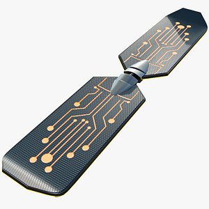 Sci-Fi Hoverboard 4 All PBR Unity UE Textures Included