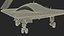 X-47B Stealth UAV Folded Wings 3D