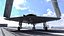 X-47B Stealth UAV Folded Wings 3D