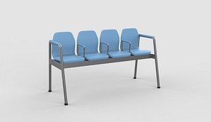 3D Hospital Seater 3D model model