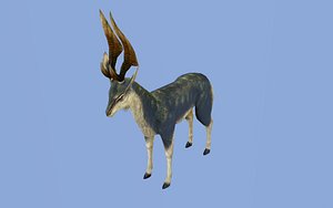 3D deer -