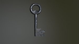 Old Keys Low Poly - Game Ready
