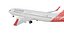 Qantas Boeing 737-800 Realistic Jet Airliner Plane