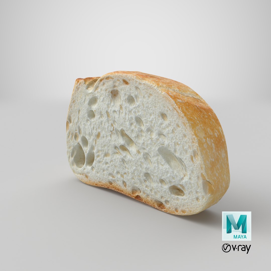 Batard Bread Slice 02 3D model https://p.turbosquid.com/ts-thumb/Ta/R4qxf2/qc/stemcell_maya_vray_render/png/1642747757/1920x1080/fit_q87/5fb460677a1be4ee39563fd163f6d88b25b68ad1/stemcell_maya_vray_render.jpg